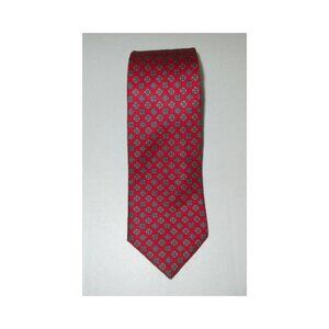 Vintage Yves Saint Laurent Neckwear Men's Burgundy Silk Tie